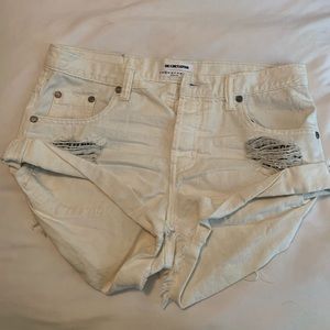 White One teaspoon shorts